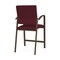 Lesro Newport Hip Chair Metal Frame, Bronze, OH Wine Upholstery NP1161 - alternate 3